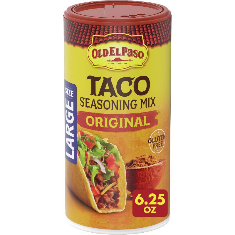 slide 1 of 8, Old El Paso Gluten Free Taco Seasoning Mix Original - 6.25oz, 6.25 oz