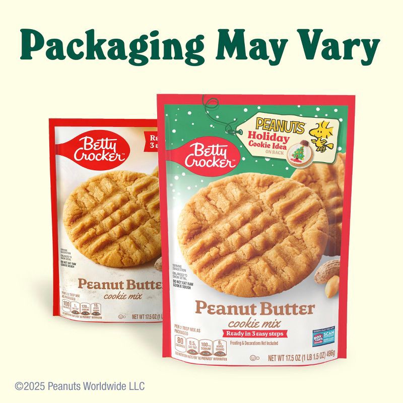 slide 2 of 10, Betty Crocker Peanut Butter Cookie Mix - 17.5oz, 17.5 oz