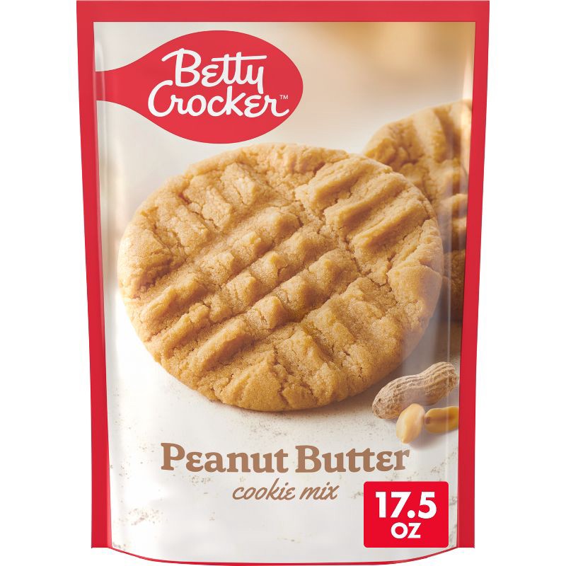 slide 1 of 10, Betty Crocker Peanut Butter Cookie Mix - 17.5oz, 17.5 oz