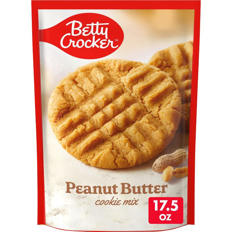 slide 1 of 10, Betty Crocker Peanut Butter Cookie Mix - 17.5oz, 17.5 oz