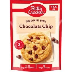 Betty Crocker Chocolate Chip Cookie Mix - 17.5oz: Low Fat, Low Sodium