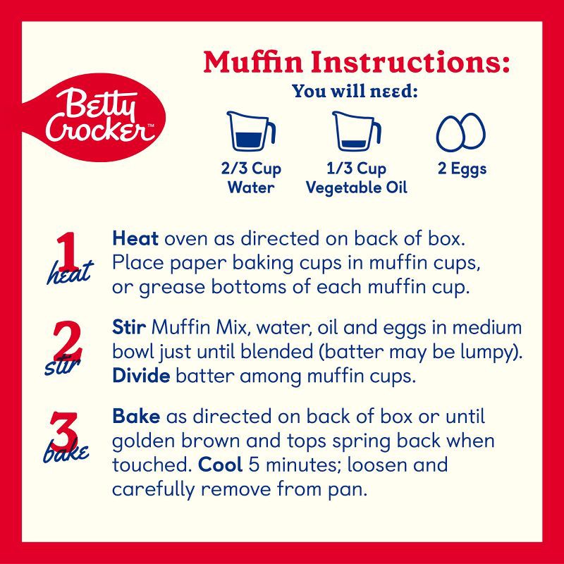 slide 4 of 9, Betty Crocker Chocolate Chip Muffin and Quick Bread Mix - 14.75oz, 14.75 oz