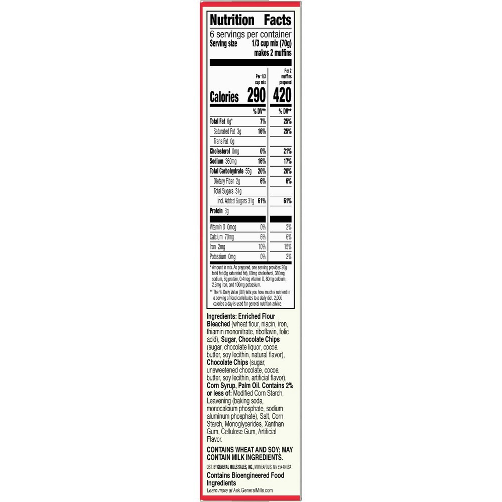 slide 7 of 10, Betty Crocker Chocolate Chip Muffin and Quick Bread Mix, 14.75 oz, 14.75 oz