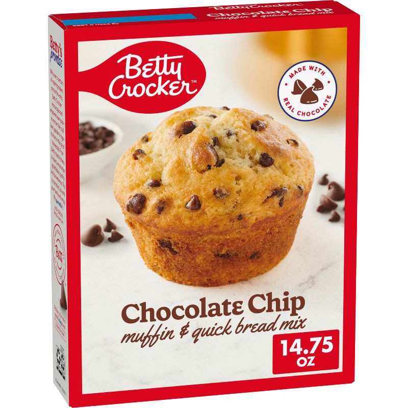 slide 1 of 10, Betty Crocker Chocolate Chip Muffin and Quick Bread Mix - 14.75oz, 14.75 oz