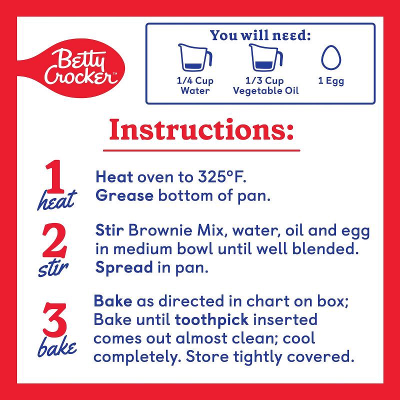 slide 4 of 13, Betty Crocker Supreme Triple Chunk Brownie Mix - 17.8oz, 17.8 oz