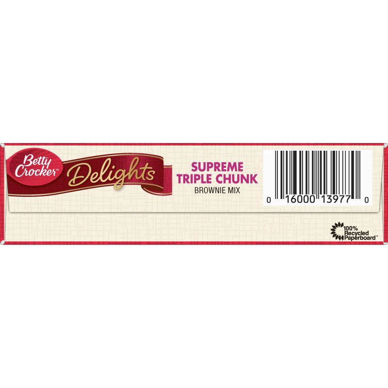 slide 11 of 13, Betty Crocker Supreme Triple Chunk Brownie Mix - 17.8oz, 17.8 oz