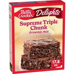 Betty Crocker Supreme Triple Chunk Brownie Mix - 17.8oz