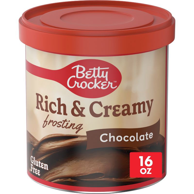 slide 2 of 11, Betty Crocker Rich & Creamy Chocolate Frosting - 16oz, 16 oz