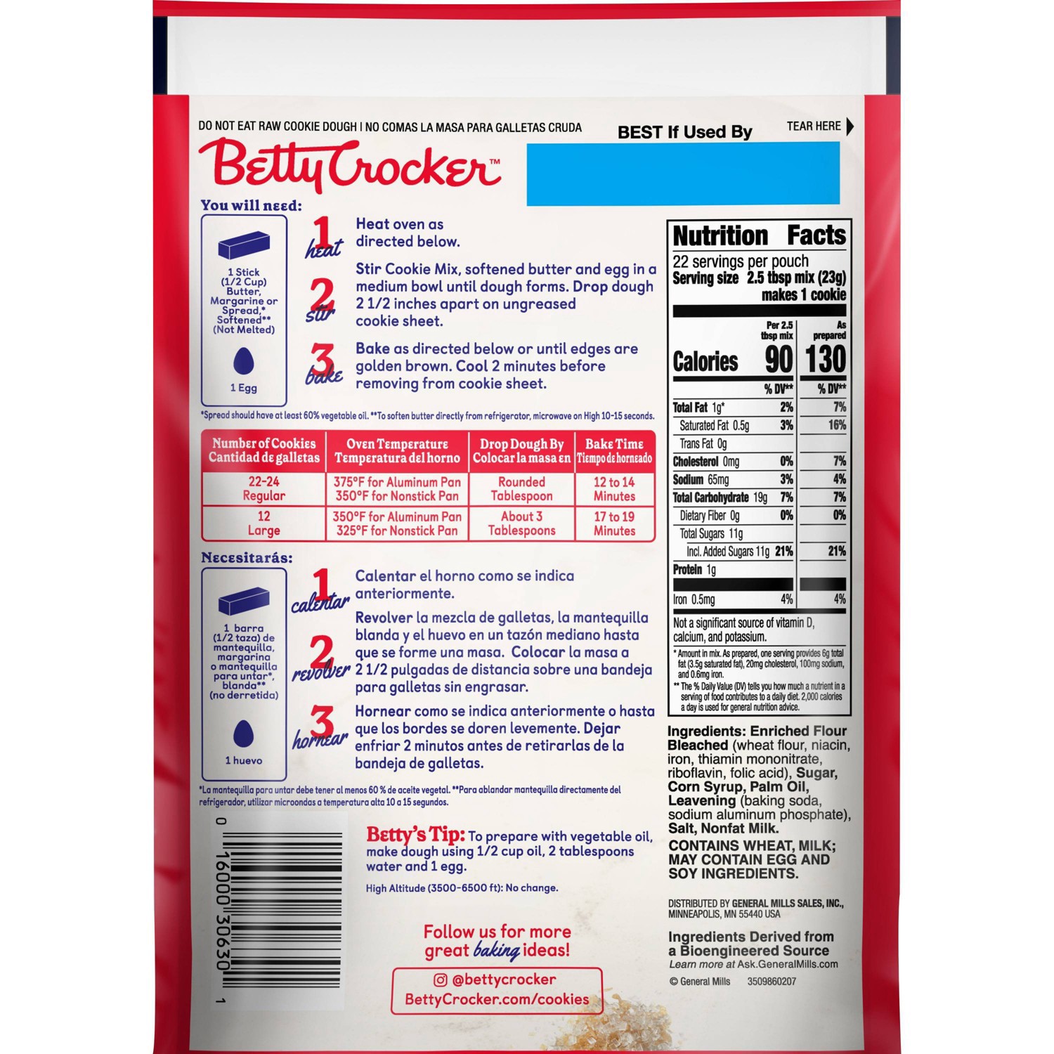 slide 5 of 6, Betty Crocker Sugar Cookie Mix - 17.5oz, 17.5 oz