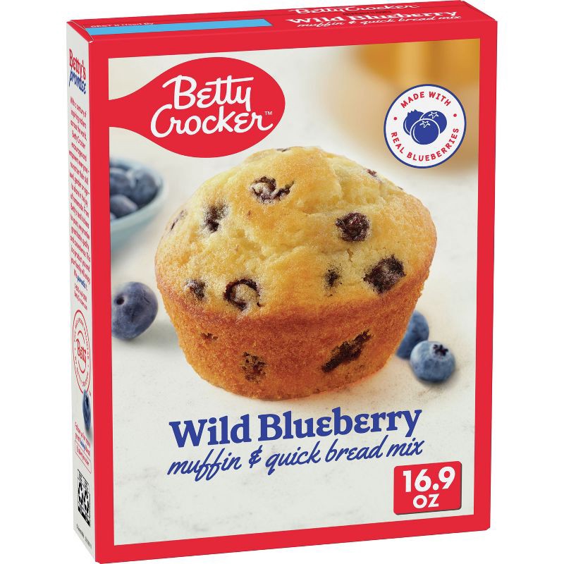 slide 1 of 10, Betty Crocker Blueberry Muffin Mix -16.9oz, 16.9 oz