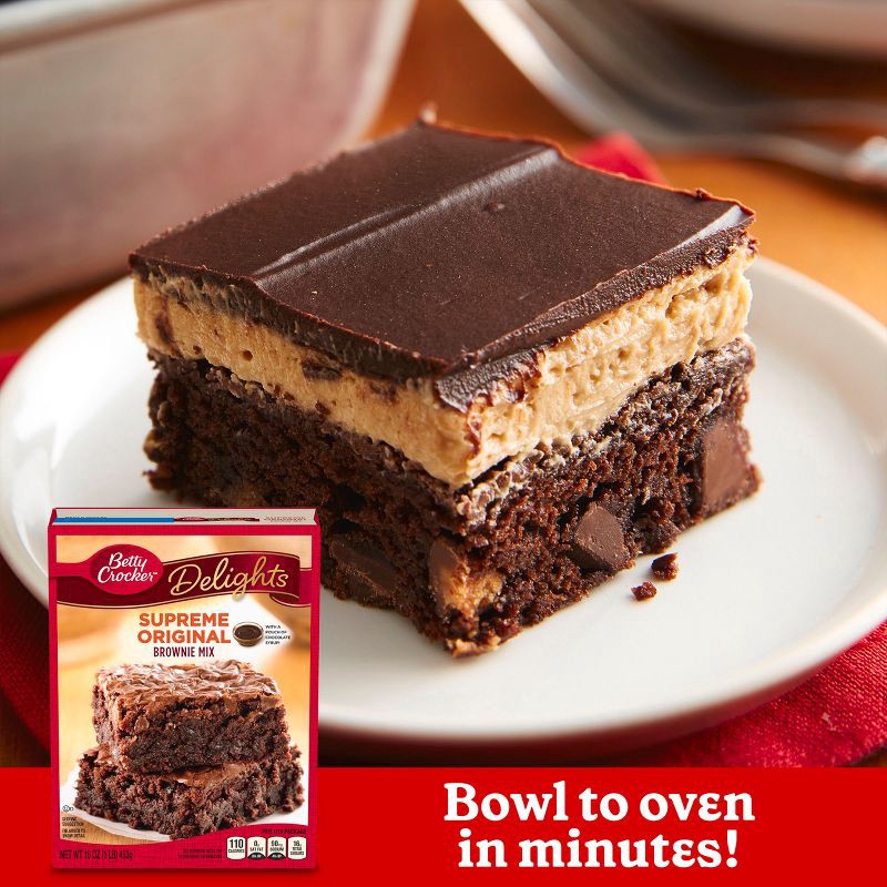 slide 3 of 10, Betty Crocker Supreme Original Brownie Mix - 16oz, 16 oz