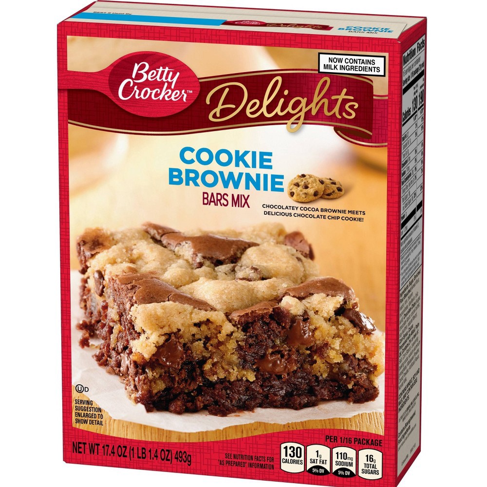 slide 2 of 17, Betty Crocker Cookie Brownie Bars Mix - 17.4oz, 17.4 oz