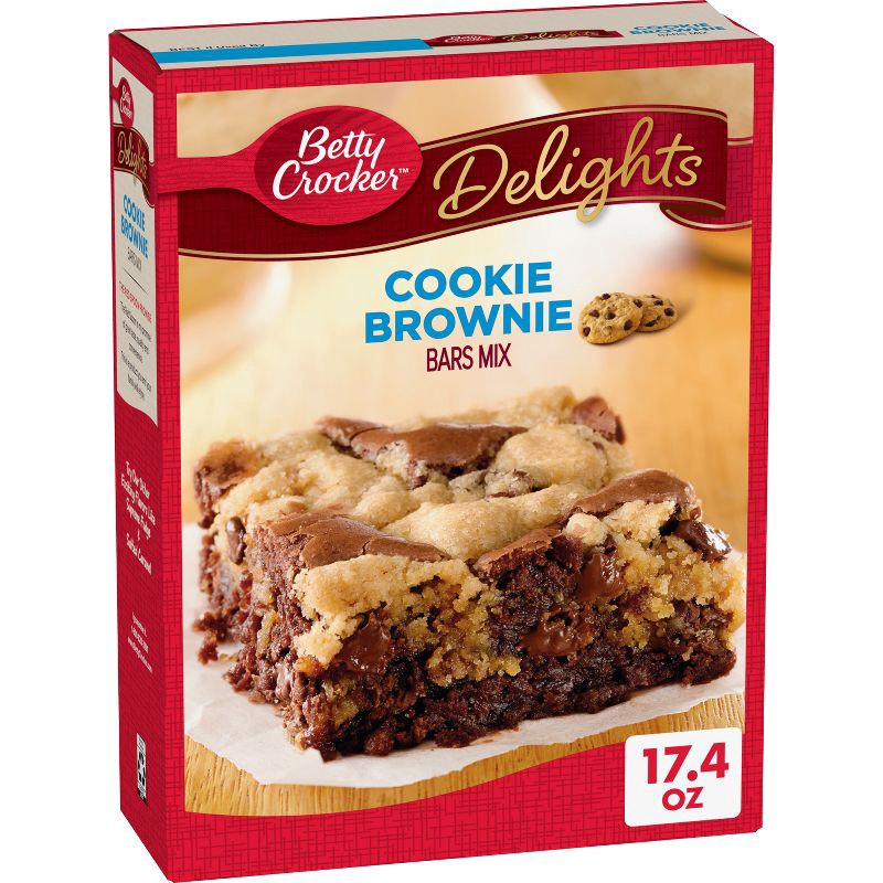 slide 1 of 9, Betty Crocker Cookie Brownie Bars Mix - 17.4oz, 17.4 oz