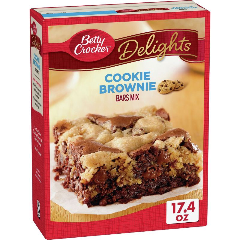 slide 1 of 9, Betty Crocker Cookie Brownie Bars Mix - 17.4oz, 17.4 oz