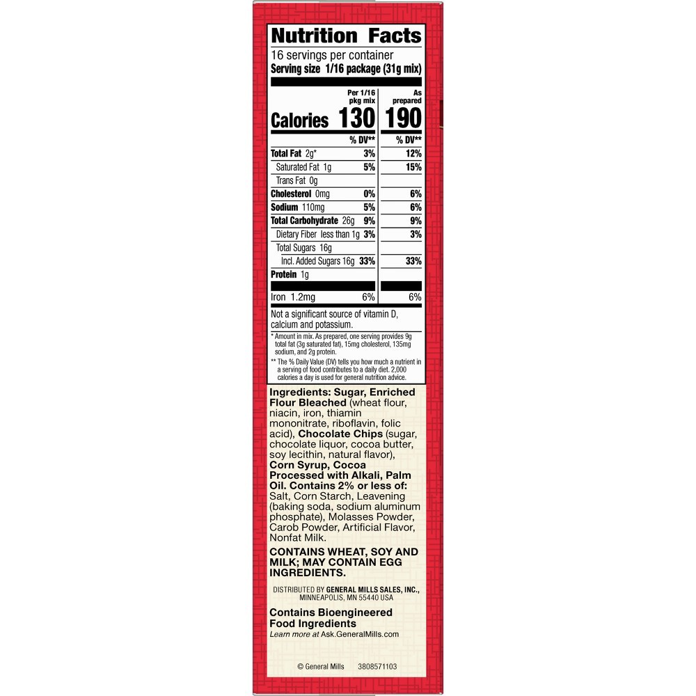 slide 8 of 17, Betty Crocker Cookie Brownie Bars Mix - 17.4oz, 17.4 oz