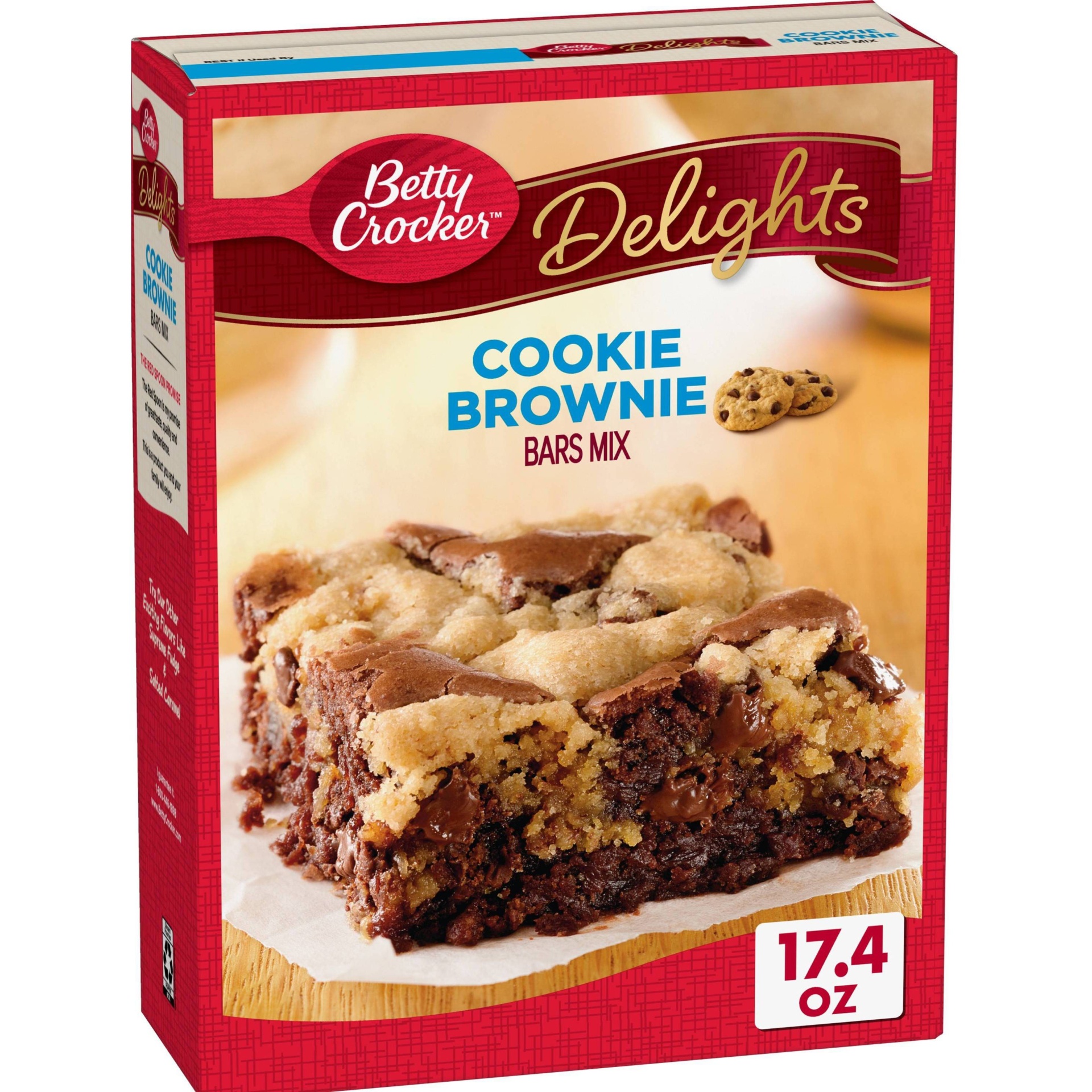 slide 1 of 17, Betty Crocker Cookie Brownie Bars Mix - 17.4oz, 17.4 oz