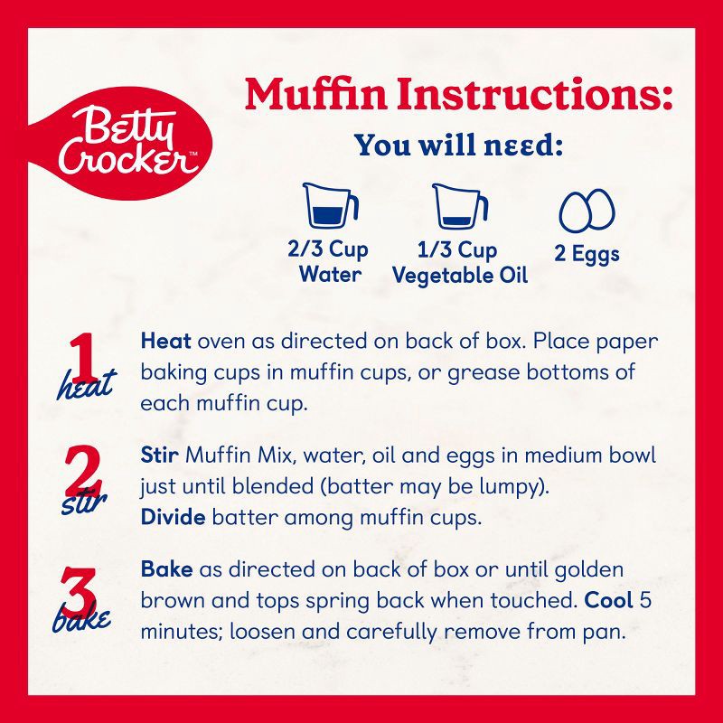 slide 4 of 12, Betty Crocker Banana Nut Muffin Mix - 12.3oz, 12.3 oz