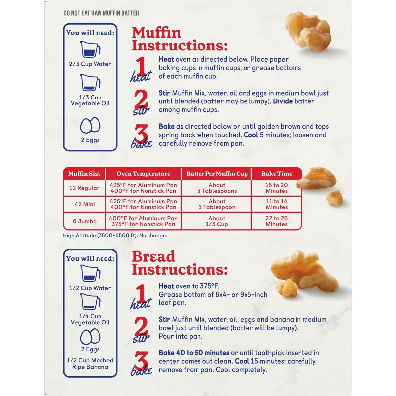 slide 11 of 12, Betty Crocker Banana Nut Muffin Mix - 12.3oz, 12.3 oz