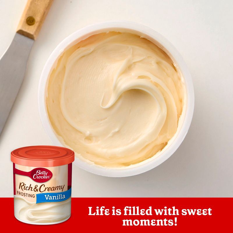 slide 3 of 11, Betty Crocker Rich and Creamy Vanilla Frosting - 16oz, 16 oz