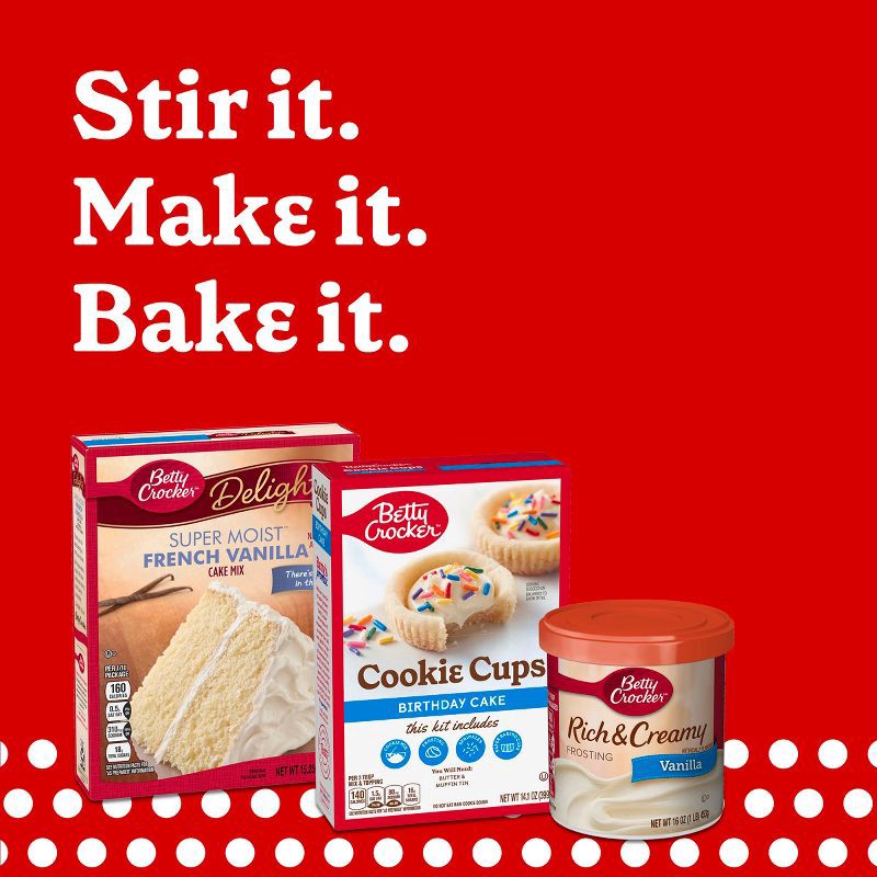slide 5 of 11, Betty Crocker Rich and Creamy Vanilla Frosting - 16oz, 16 oz