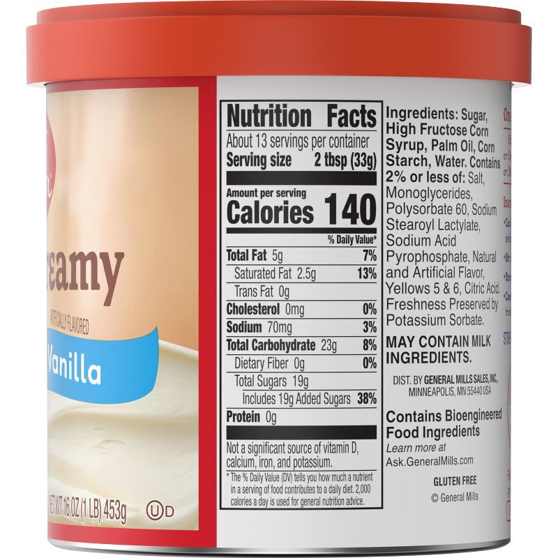 slide 6 of 11, Betty Crocker Rich and Creamy Vanilla Frosting - 16oz, 16 oz