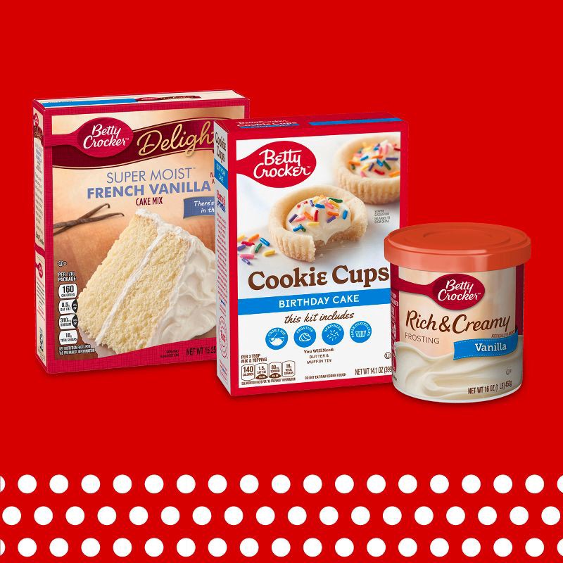 slide 7 of 11, Betty Crocker Rich and Creamy Vanilla Frosting - 16oz, 16 oz