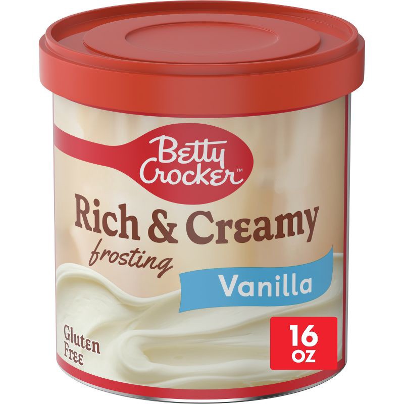 slide 11 of 11, Betty Crocker Rich and Creamy Vanilla Frosting - 16oz, 16 oz