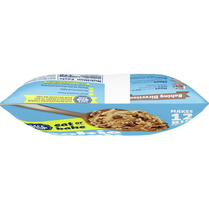 slide 8 of 8, Pillsbury Big Deluxe Chocolate Chip Cookie Dough - 16oz/12ct, 12 ct; 16 oz