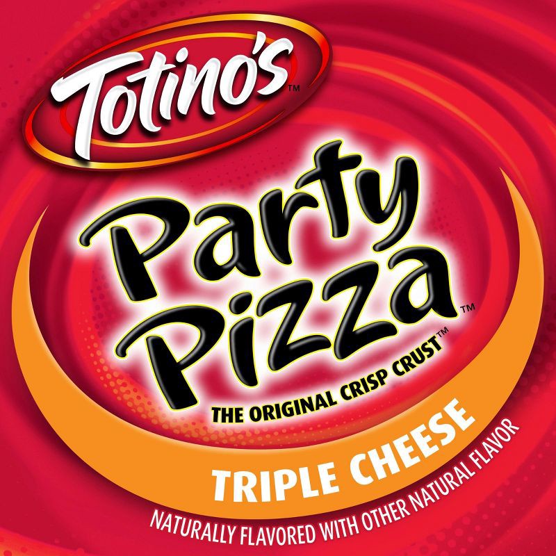 slide 2 of 13, Totino's Triple Cheese Party Frozen Pizza - 9.8oz, 9.8 oz