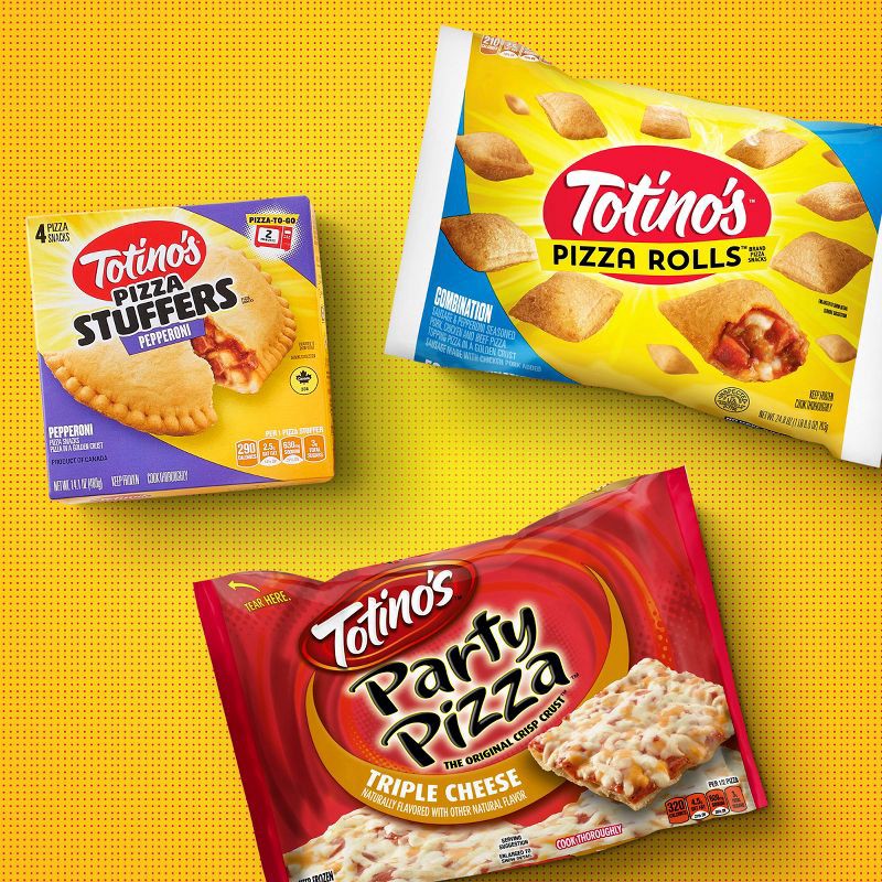 slide 12 of 13, Totino's Triple Cheese Party Frozen Pizza - 9.8oz, 9.8 oz