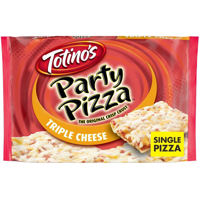 slide 13 of 13, Totino's Triple Cheese Party Frozen Pizza - 9.8oz, 9.8 oz