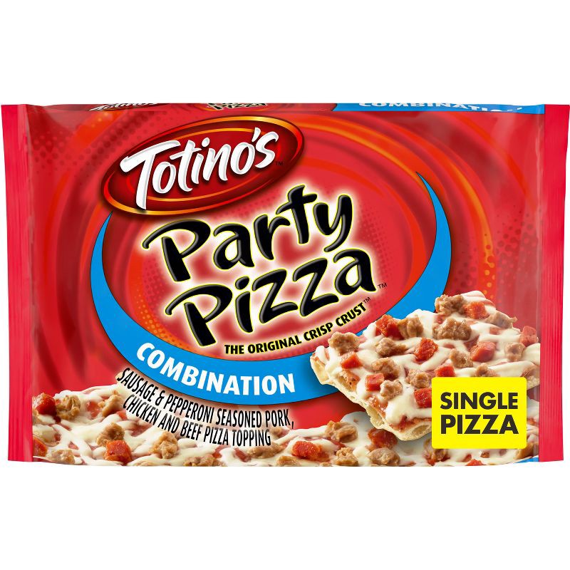 slide 1 of 14, Totino's Combination Party Frozen Pizza - 10.4oz, 10.4 oz