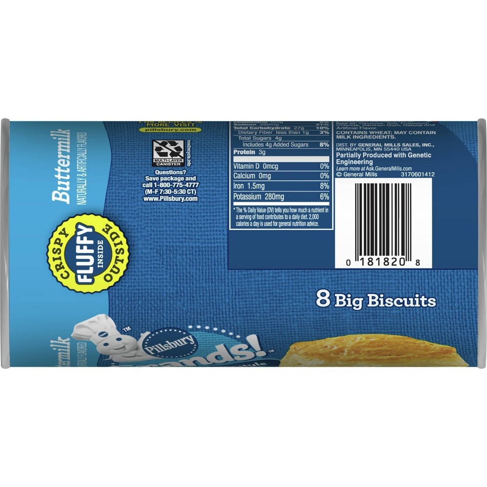 slide 5 of 12, Pillsbury Grands! Southern Homestyle Buttermilk Biscuits - 16.3oz/8ct, 8 ct; 16.3 oz