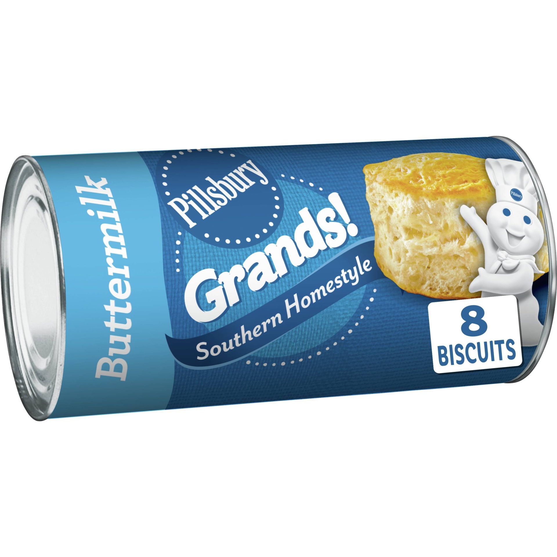 slide 1 of 12, Pillsbury Grands! Southern Homestyle Buttermilk Biscuits - 16.3oz/8ct, 8 ct; 16.3 oz