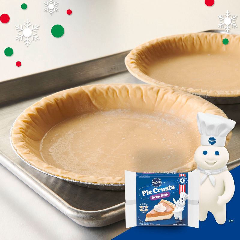 slide 3 of 10, Pillsbury Deep Dish Frozen Pie Crusts - 9in/2ct, 2 ct