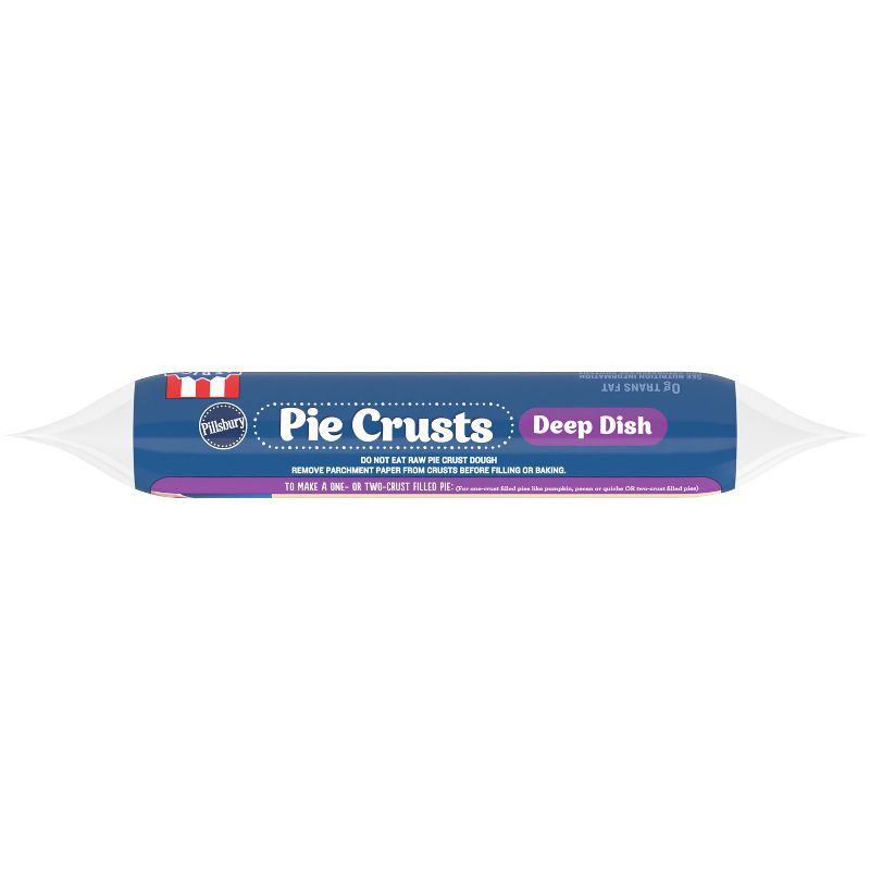 slide 7 of 10, Pillsbury Deep Dish Frozen Pie Crusts - 9in/2ct, 2 ct