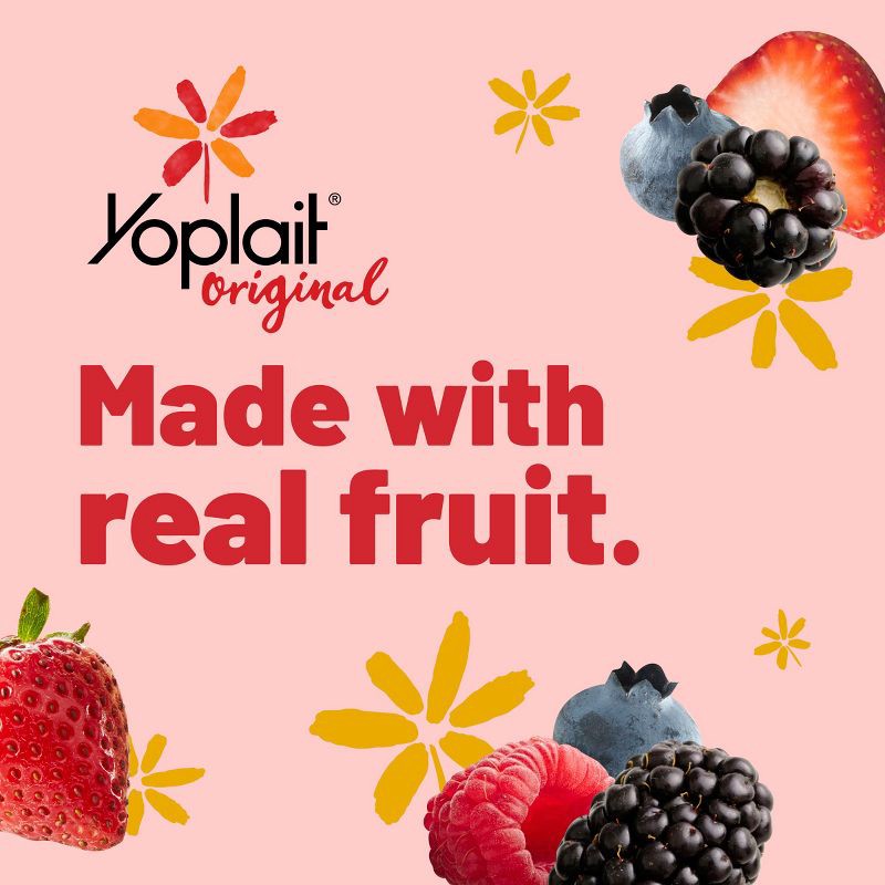 slide 6 of 10, Yoplait Original Mixed Berry Yogurt - 6oz, 6 oz