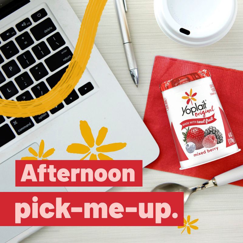 slide 7 of 10, Yoplait Original Mixed Berry Yogurt - 6oz, 6 oz