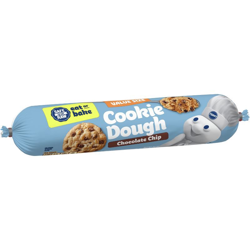 slide 1 of 7, Pillsbury Chocolate Chip Cookie Dough - 30oz, 30 oz