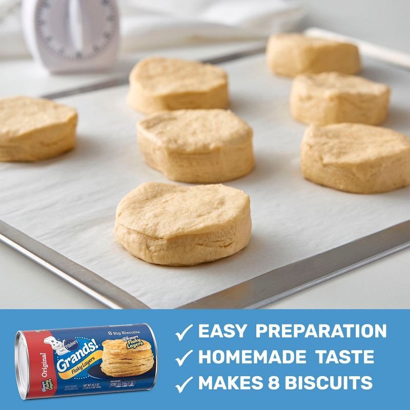 slide 3 of 13, Pillsbury Grands! Flaky Layers Biscuits - 16.3oz/8ct, 8 ct; 16.3 oz