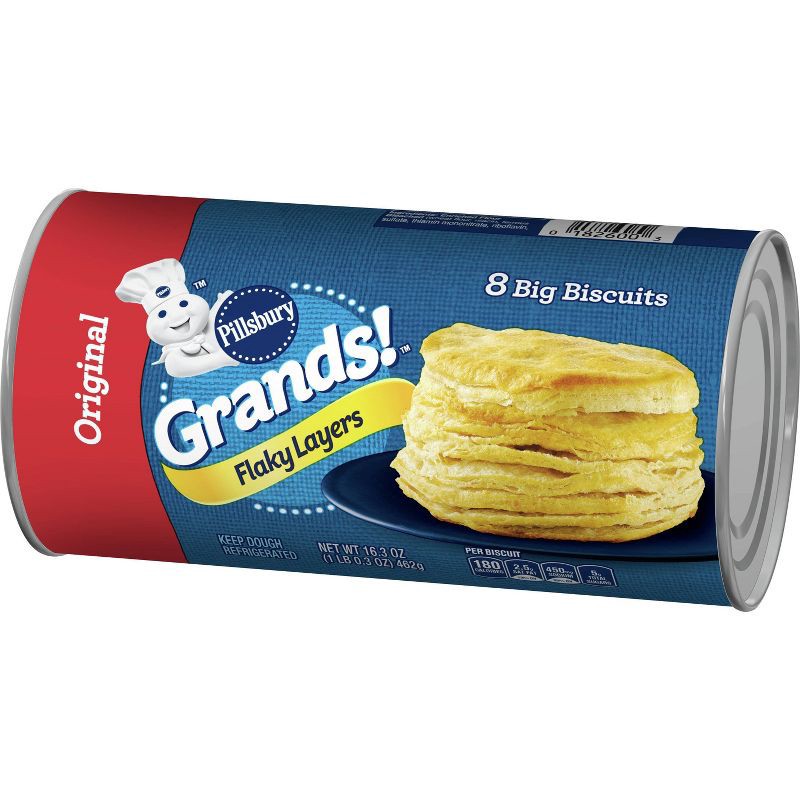 slide 8 of 13, Pillsbury Grands! Flaky Layers Biscuits - 16.3oz/8ct, 8 ct; 16.3 oz