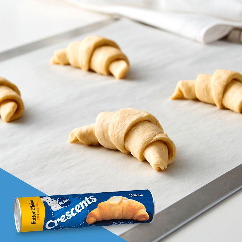 slide 3 of 8, Pillsbury Butter Flake Crescent Rolls - 8oz/8ct, 8 ct; 8 oz