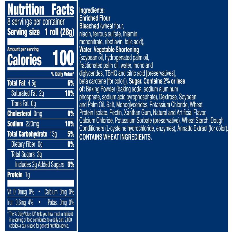 slide 8 of 8, Pillsbury Butter Flake Crescent Rolls - 8oz/8ct, 8 ct; 8 oz