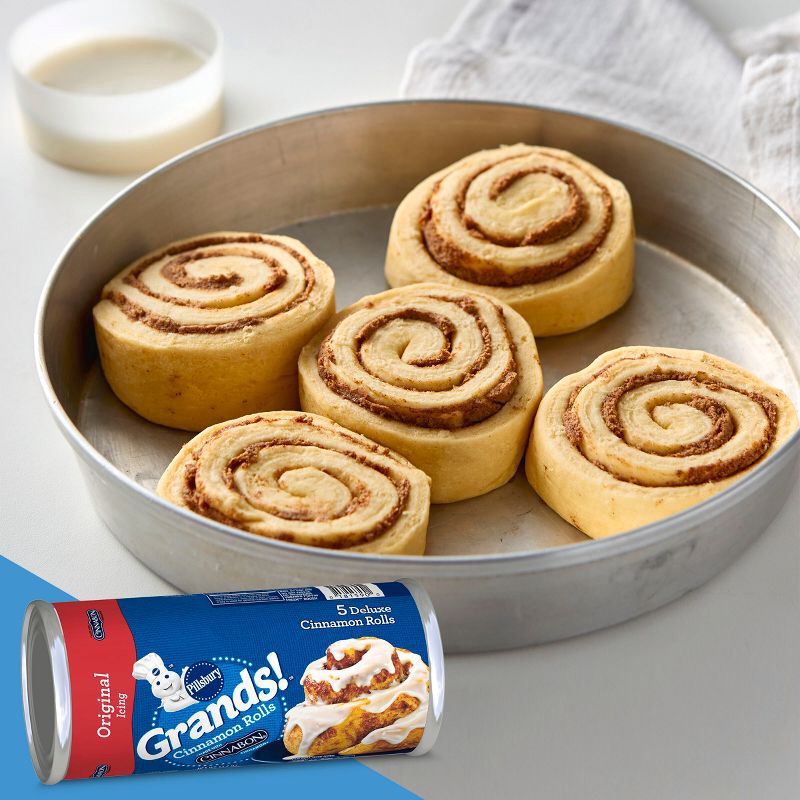 slide 2 of 7, Pillsbury Grands! Cinnamon Rolls with Icing - 17.5oz/5ct, 5 ct; 17.5 oz