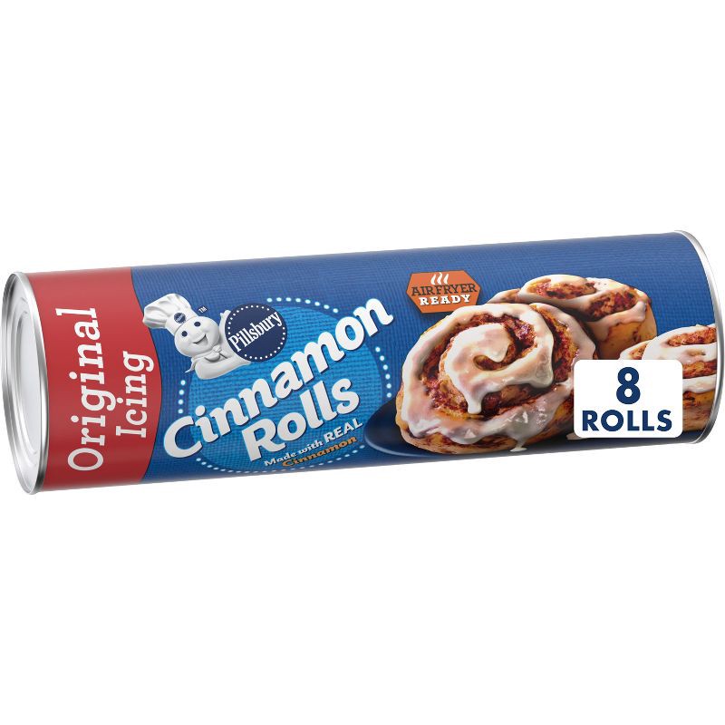 slide 1 of 7, Pillsbury Cinnamon Rolls with Icing - 12.4oz/8ct, 8 ct; 12.4 oz