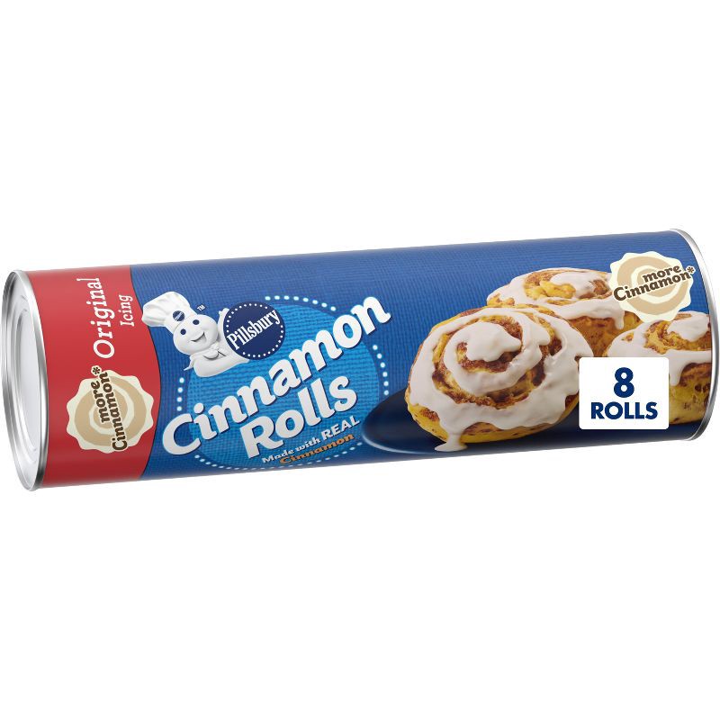 slide 1 of 8, Pillsbury Cinnamon Rolls with Icing - 12.4oz/8ct, 8 ct; 12.4 oz