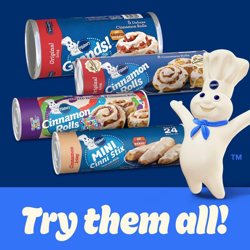 slide 8 of 8, Pillsbury Cinnamon Rolls with Icing - 12.4oz/8ct, 8 ct; 12.4 oz