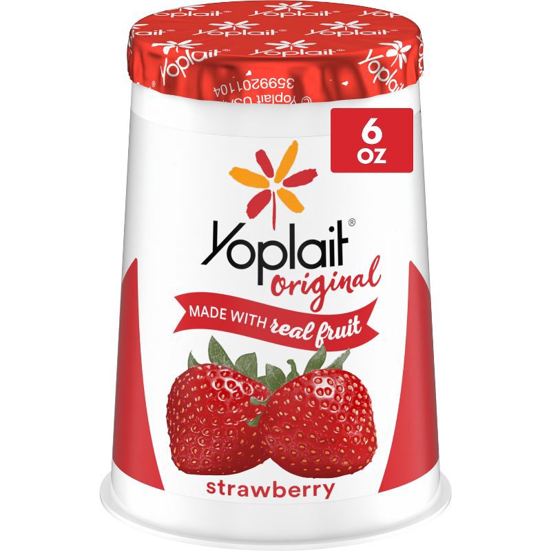 slide 1 of 10, Yoplait Original Strawberry Yogurt - 6oz, 6 oz