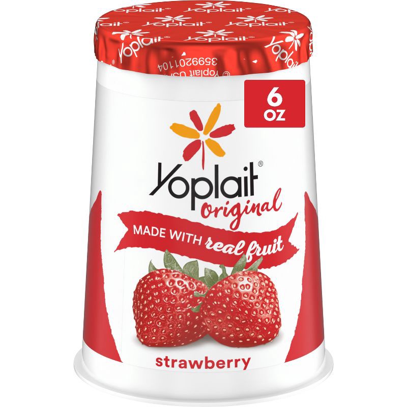 slide 1 of 10, Yoplait Original Strawberry Yogurt - 6oz, 6 oz