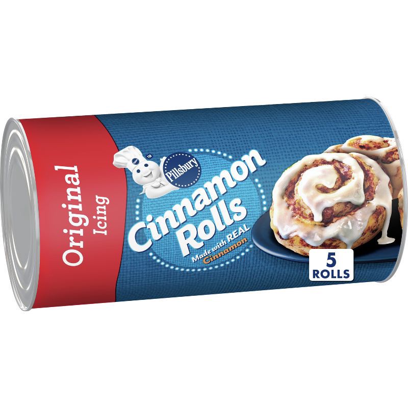 slide 1 of 7, Pillsbury Cinnamon Rolls with Icing - 7.3oz/5ct, 5 ct; 7.3 oz